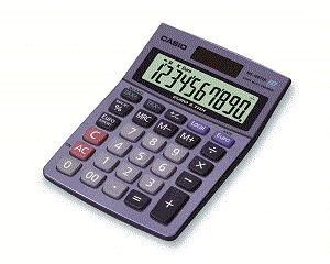 Настолен калкулатор CASIO MS 100TER Настолен калкулатор CASIO MS 100TER